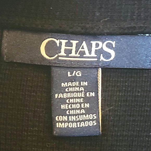 Chaps Cotton Blend Button Cardigan - Picture 7 of 9